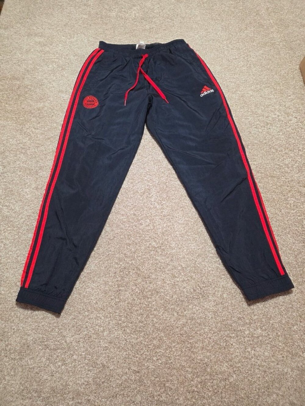 Adidas FC Bayern Munchen Track Pants Blue Red Men’s Size Large